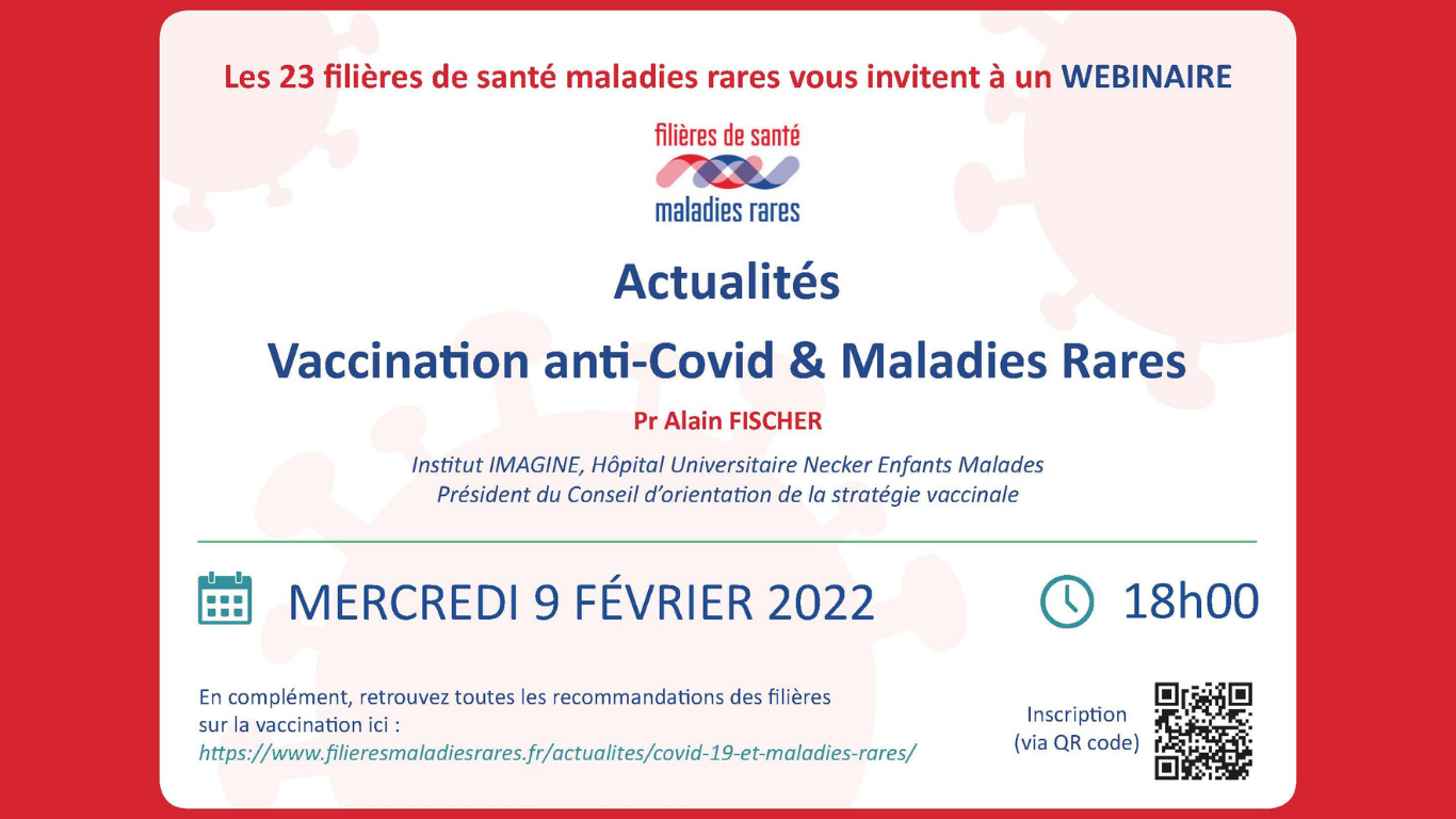 Webinaire : vaccination anti-COVID et maladies rares