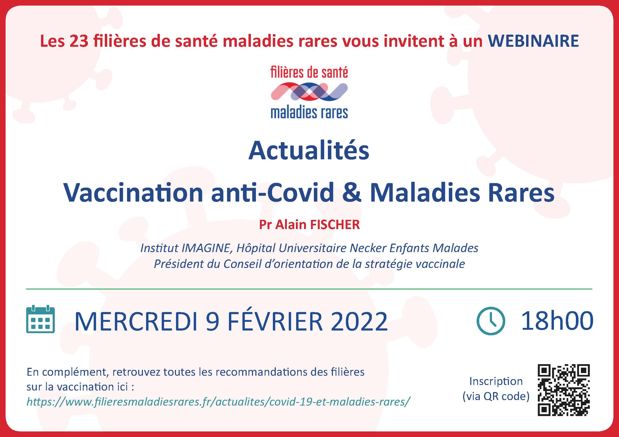 WEBINAIRE Vaccination anti-Covid & Maladies Rares