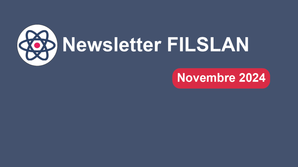 La newsletter FILSLAN de novembre est disponible