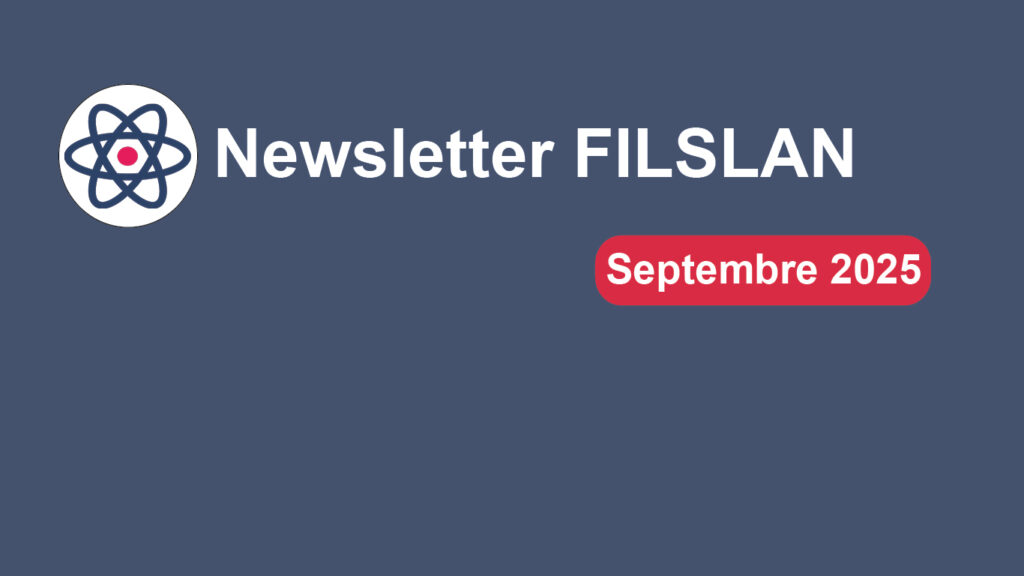 La newsletter FILSLAN de septembre est disponible