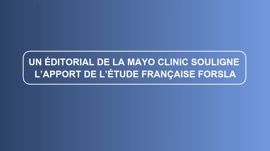 Découvrez la communication conjointe du réseau ACT4ALS-MND et de FILSLAN.